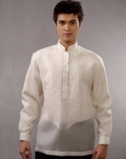  Men's Barong White Jusi fabric 100380 White 
